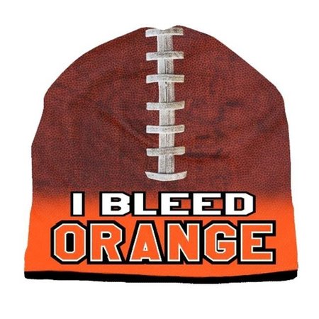AMERICAN MILLS Beanie I Bleed Style Sublimated Football Orange Design 1122702530